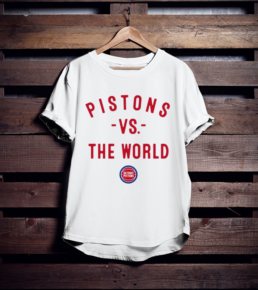 Detroit Pistons Vs The World NBA 2026 Nowbes T-Shirt