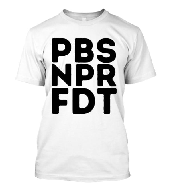 PBS NPR FDT Bold Alphabet Blocks T-Shirt
