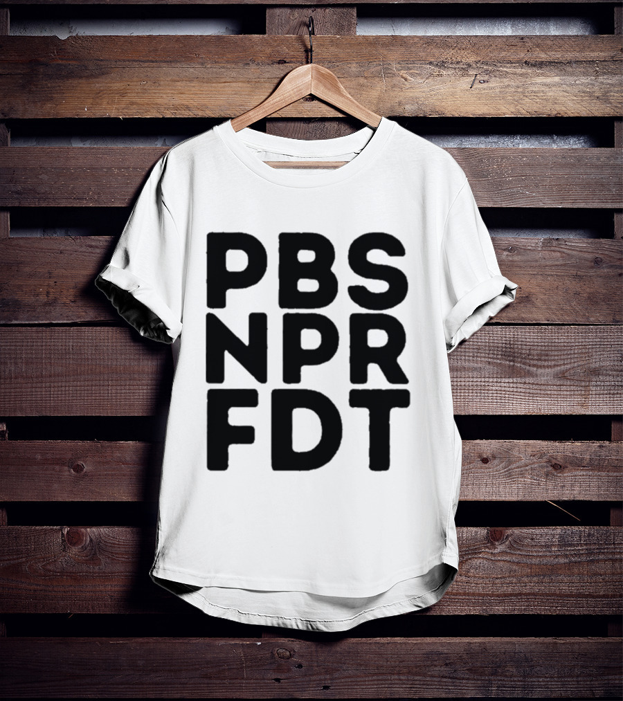 PBS NPR FDT Bold Alphabet Blocks T-Shirt