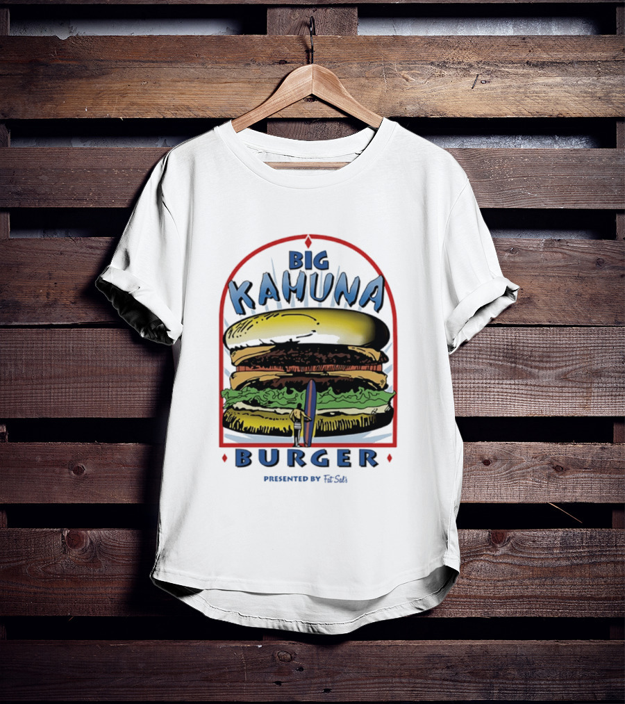 Big Kahuna Burger Fat Sal's Surfing Sandwich Arch T-Shirt