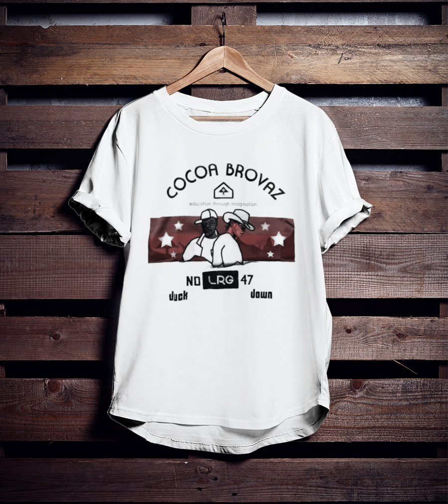 Cocoa Brovaz Duck Down LRG No 47 Urban Streetwear T-Shirt