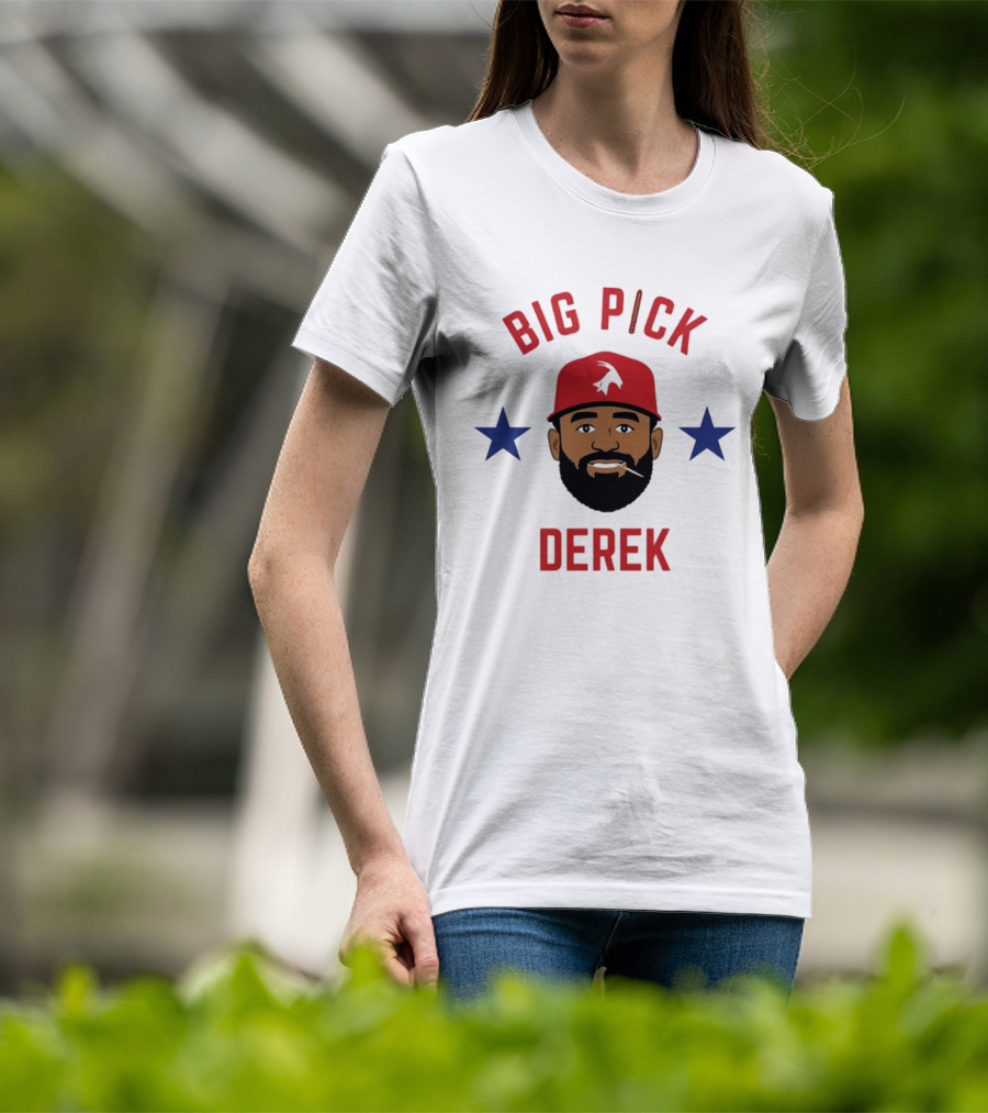 Big Pick Derek Philadelphia Phillies Baseball Stars T-Shirt