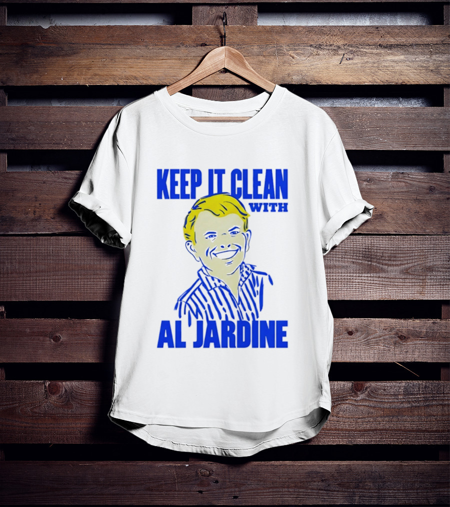 Keep It Clean With Al Jardine Blue Yellow T-Shirt