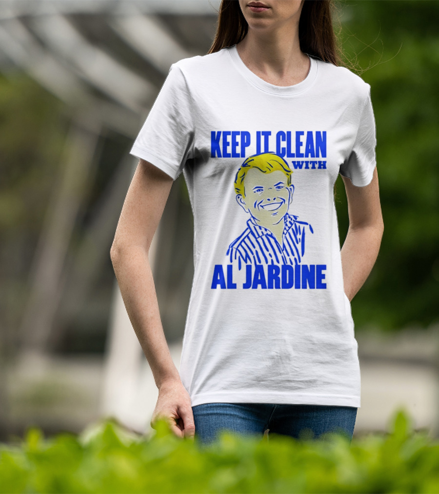Keep It Clean With Al Jardine Blue Yellow T-Shirt