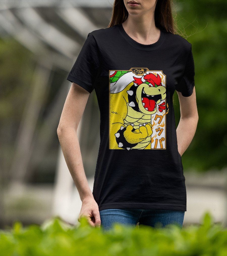 Bowser Japanese Pop Art Comic Style T-Shirt