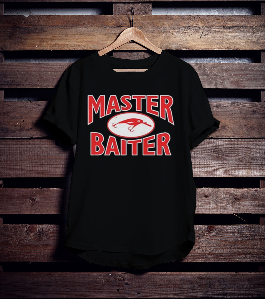 Master Baiter Fishing Lure Nostalgic Humor Décor T-Shirt