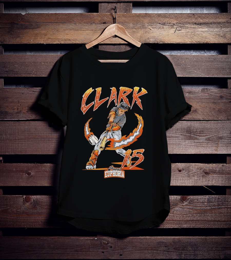 Max Clark Planet Euphoria Baseball Swing 15 Detroit Tigers 2026 MLB Season T-Shirt