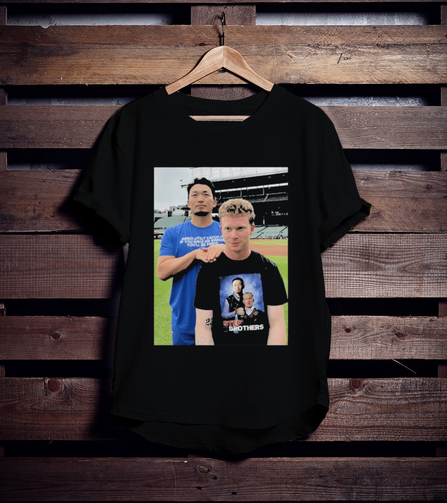 Seiya Suzuki Pete Crow Armstrong Step Brothers Baseball Humor T-Shirt