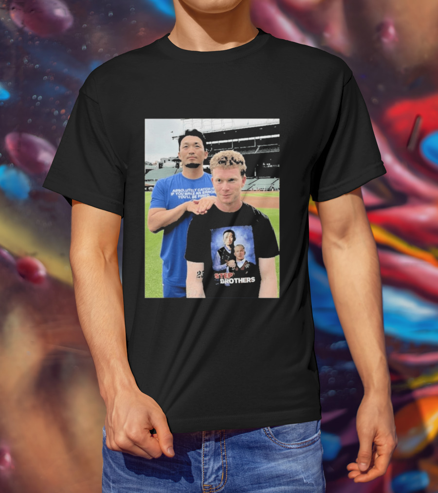 Seiya Suzuki Pete Crow Armstrong Step Brothers Baseball Humor T-Shirt