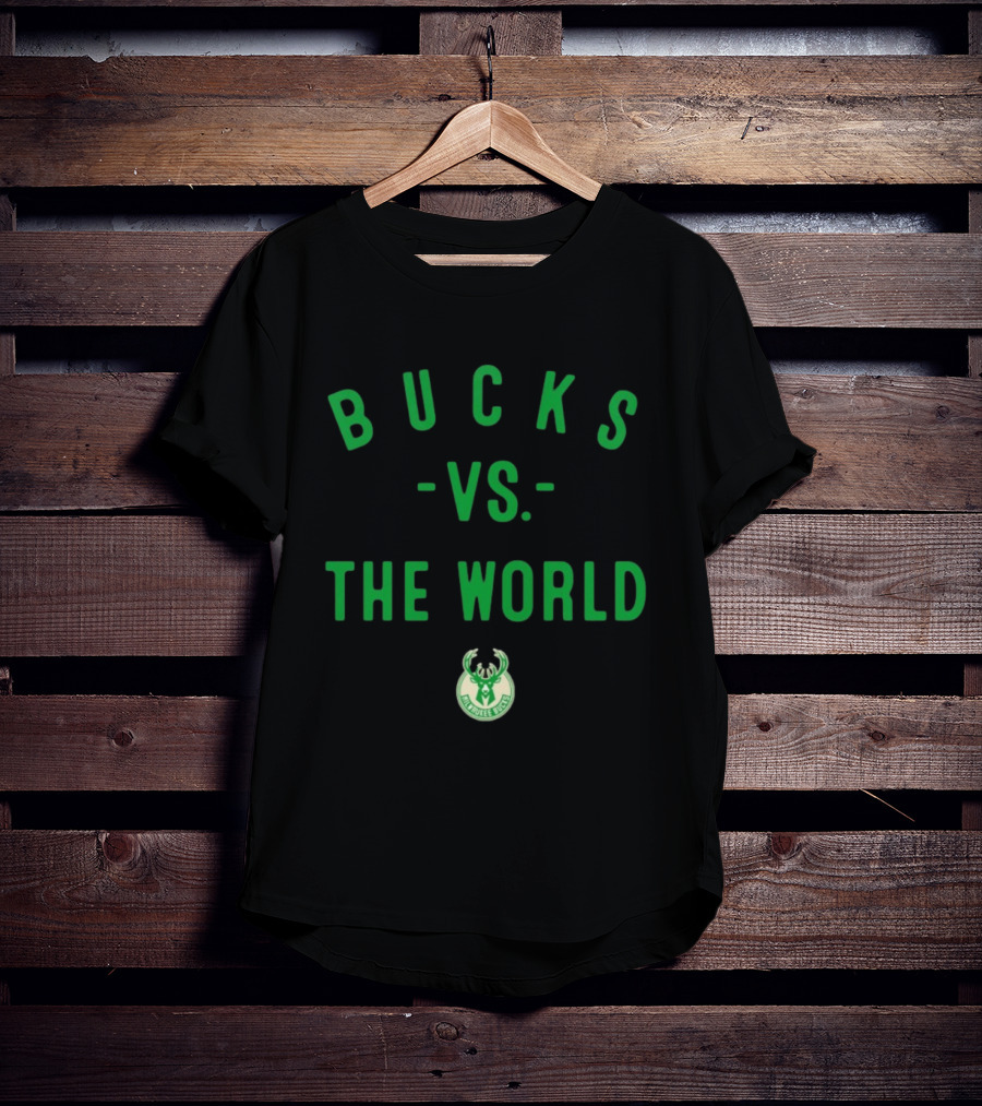 Milwaukee Bucks Vs The World NBA 2026 T-Shirt