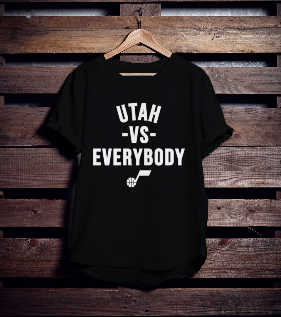 Utah Jazz Vs Everybody NBA Team Spirit T-Shirt
