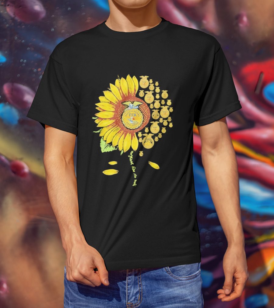You Are My Sunshine FFA Sunflower Emblem Agricultural Education T-Shirt