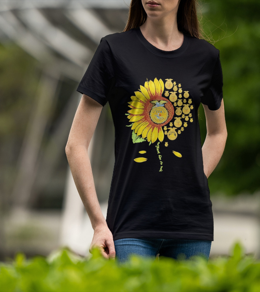 You Are My Sunshine FFA Sunflower Emblem Agricultural Education T-Shirt