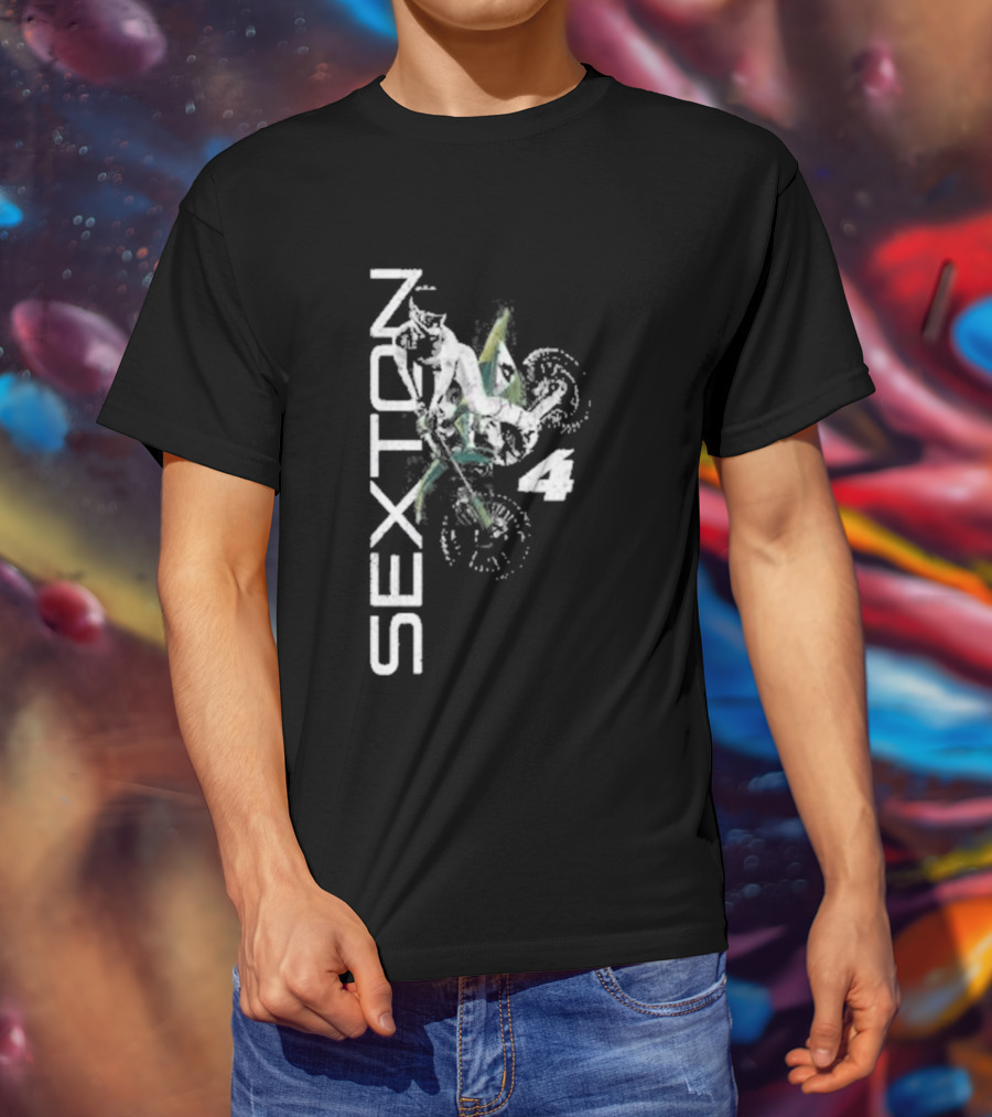 Kawasaki Chase Sexton Motocross Rider Racing T-Shirt