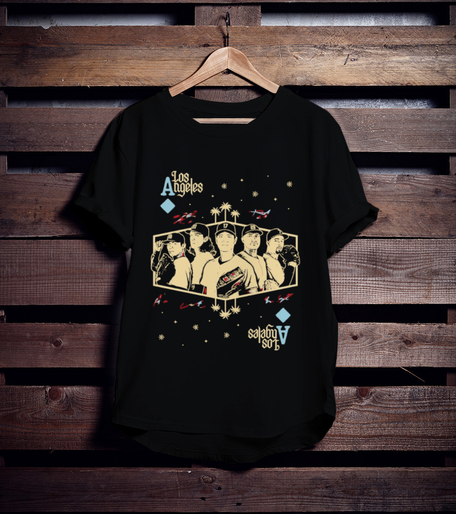 Los Angeles Dodgers Aces 2026 MLB Season Signatures T-Shirt