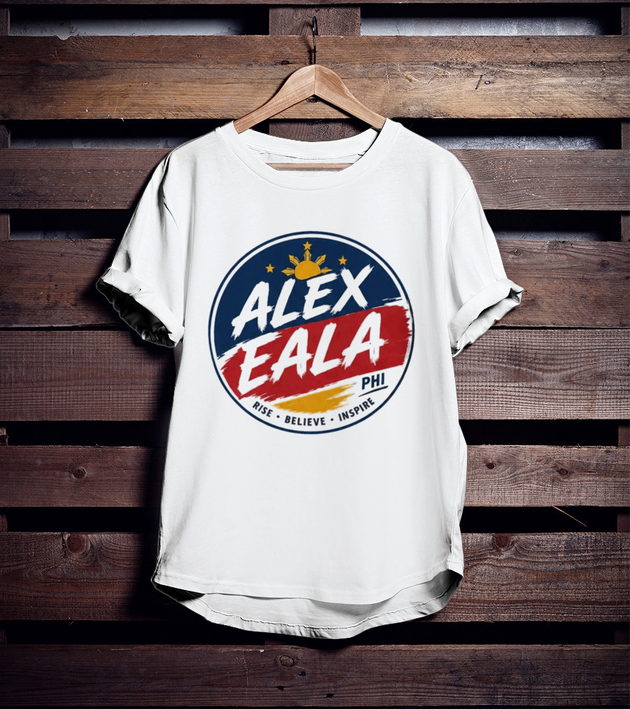 Alex Eala Rise Believe Inspire PHI Sun And Stars T-Shirt