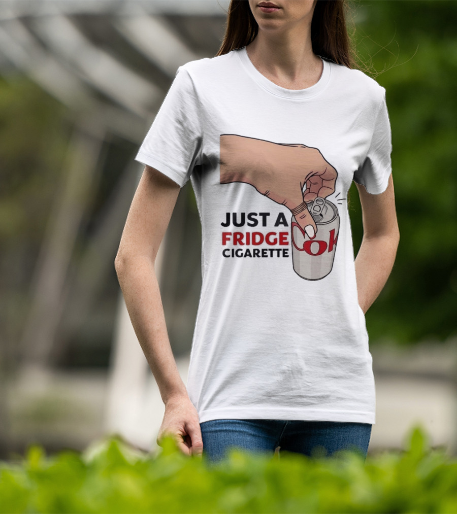 Just A Fridge Cigarette Coke Pop Art Can T-Shirt