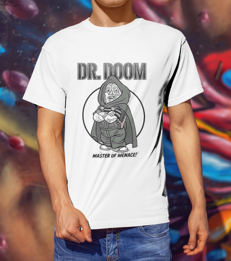 Dr Doom Master Of Menace Villain T-Shirt