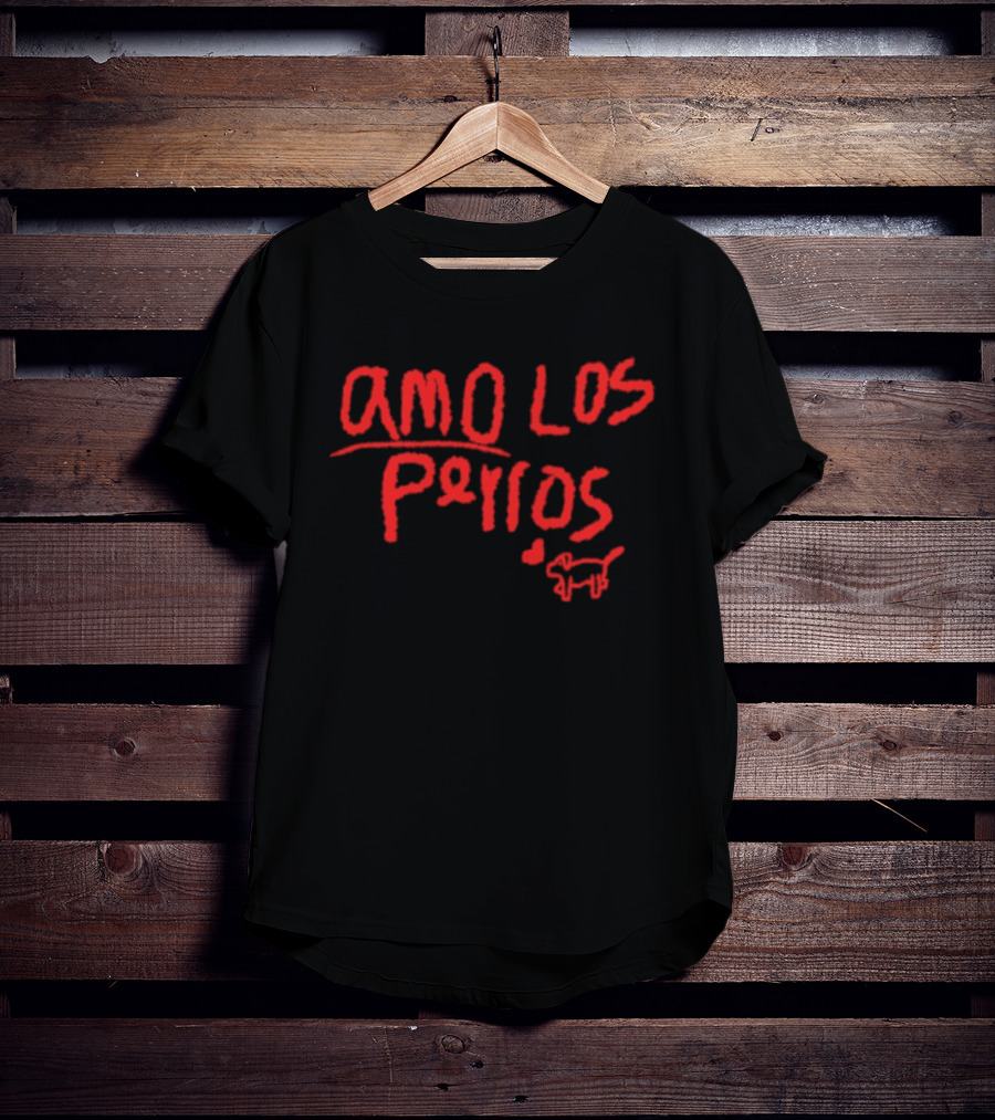 Amo Los Perros Pet Owner Dog Lover Spanish T-Shirt