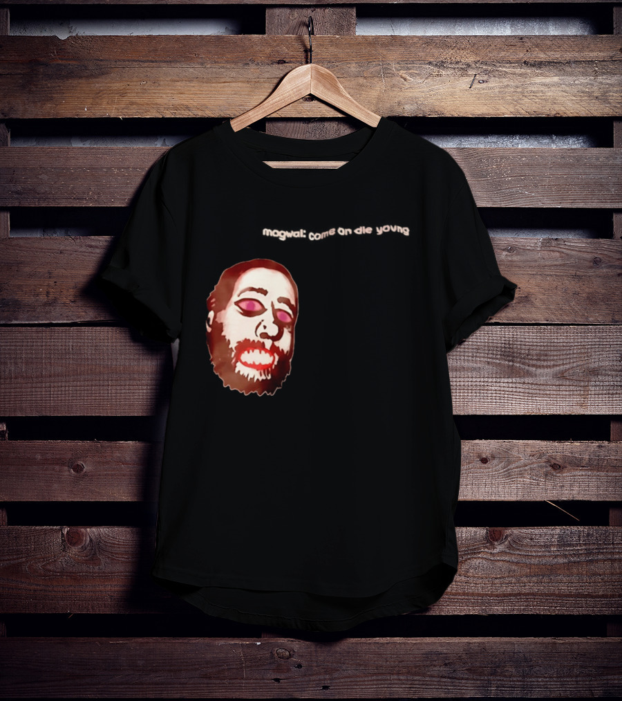 Mogwai Come On Die Young Album Cover Art Face T-Shirt