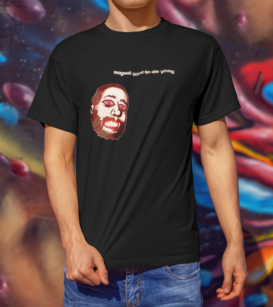 Mogwai Come On Die Young Album Cover Art Face T-Shirt