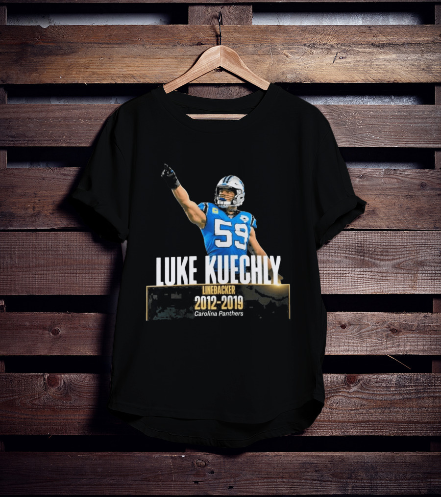 Luke Kuechly Carolina Panthers Linebacker 2012 2019 T-Shirt