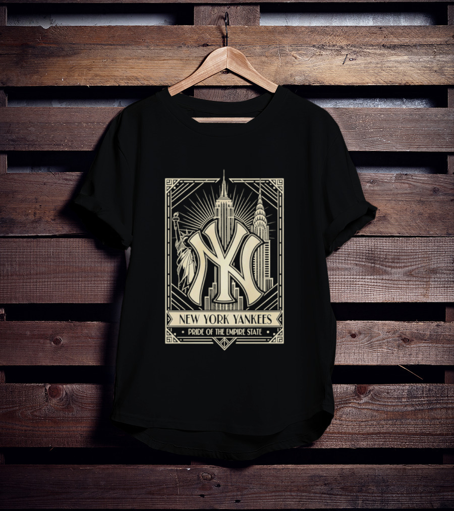 New York Yankees Pride Of The Empire State Iconic Skyline T-Shirt