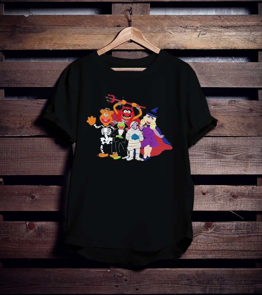 The Muppets Halloween Group Costumes Featuring Classic Characters T-Shirt