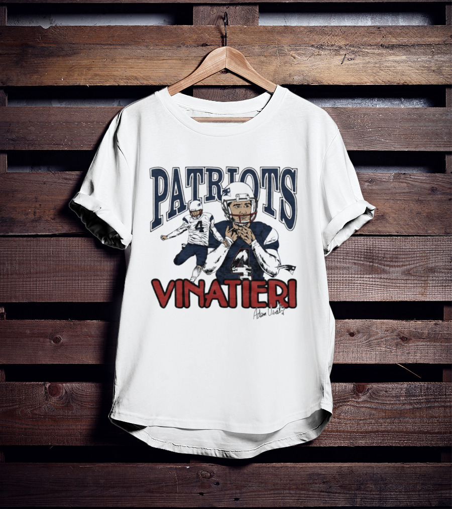 Patriots Vinatieri Adam New England Football T-Shirt