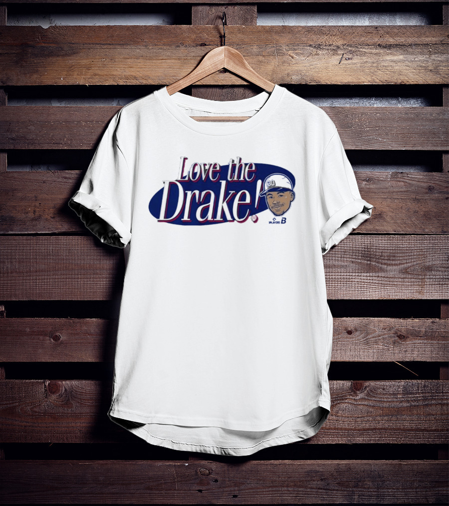 Love The Drake Text With Baseball Cap T-Shirt