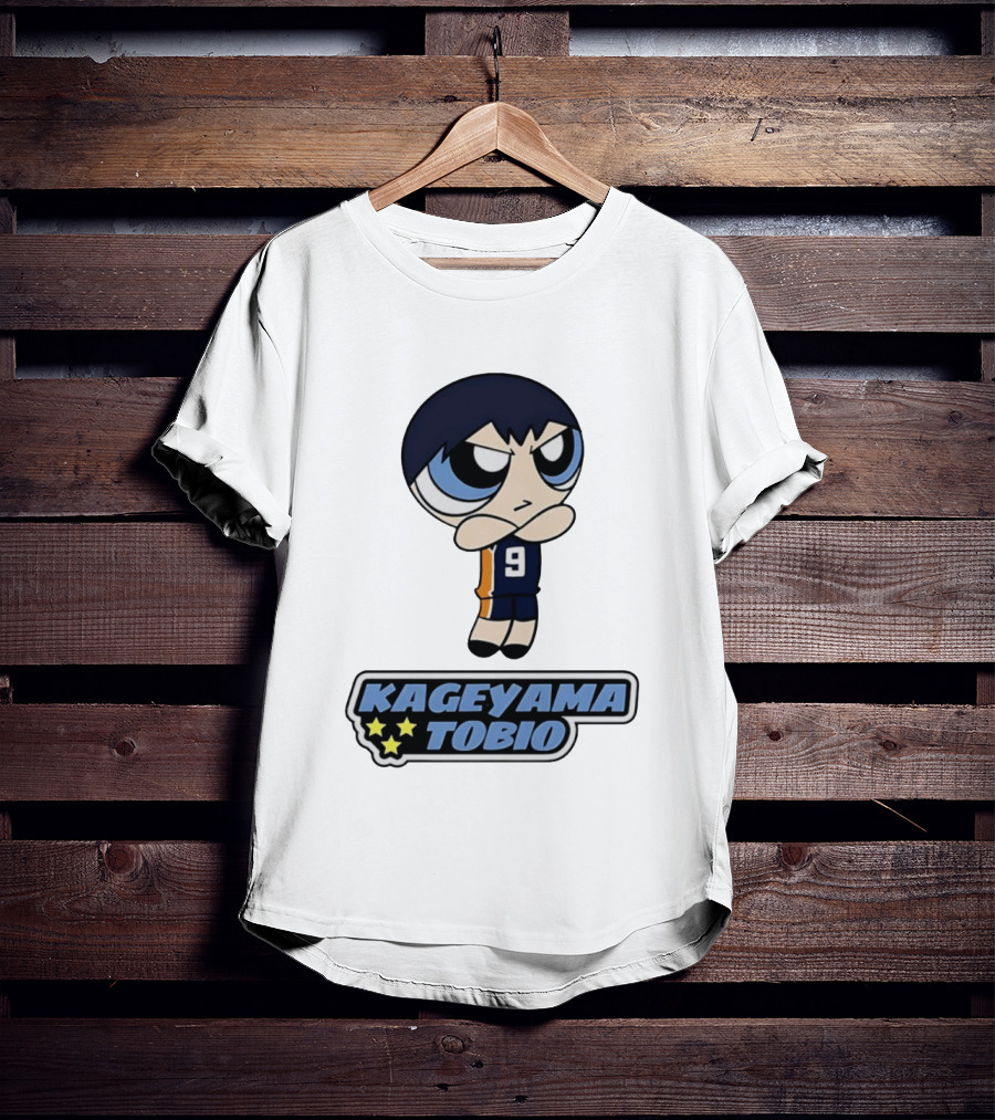 Kageyama Tobio 9 Haikyuu Powerpuff Girls T-Shirt