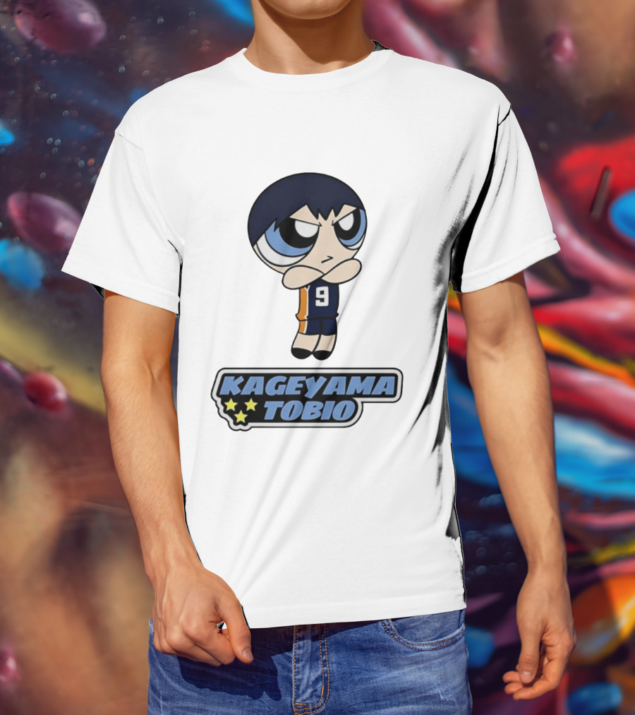 Kageyama Tobio 9 Haikyuu Powerpuff Girls T-Shirt