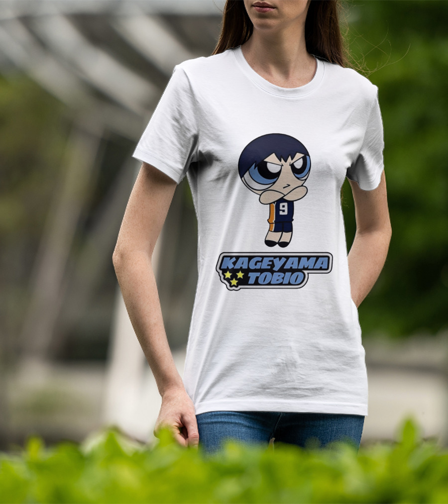 Kageyama Tobio 9 Haikyuu Powerpuff Girls T-Shirt
