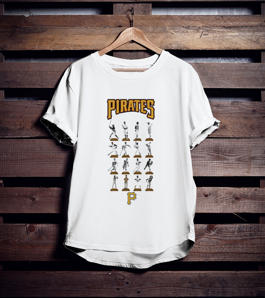 Pittsburgh Pirates Legends Hall Of Fame Baseball Players Iconic Moments T-Shirt
