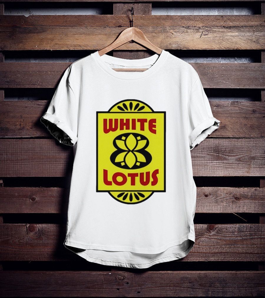White Lotus Retro Motel Sign T-Shirt