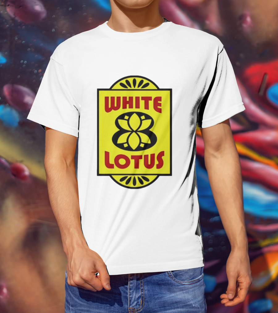 White Lotus Retro Motel Sign T-Shirt