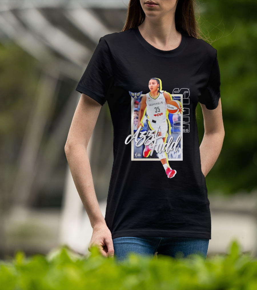 Azzi Fudd Dallas Wings Basketball Slam 262 CVS Wilson T-Shirt