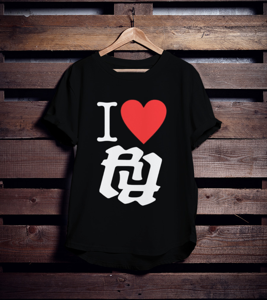 I Heart RR White T-Shirt