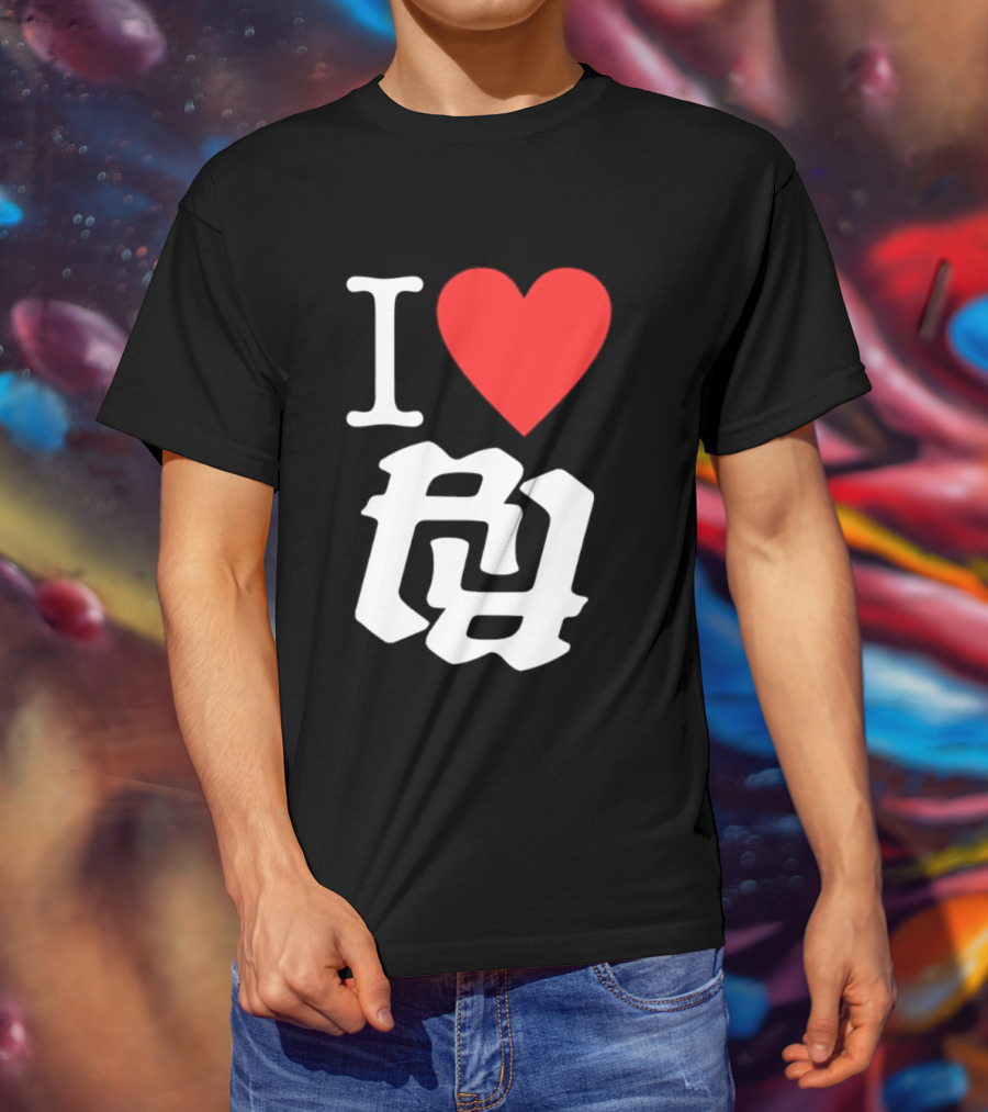 I Heart RR White T-Shirt