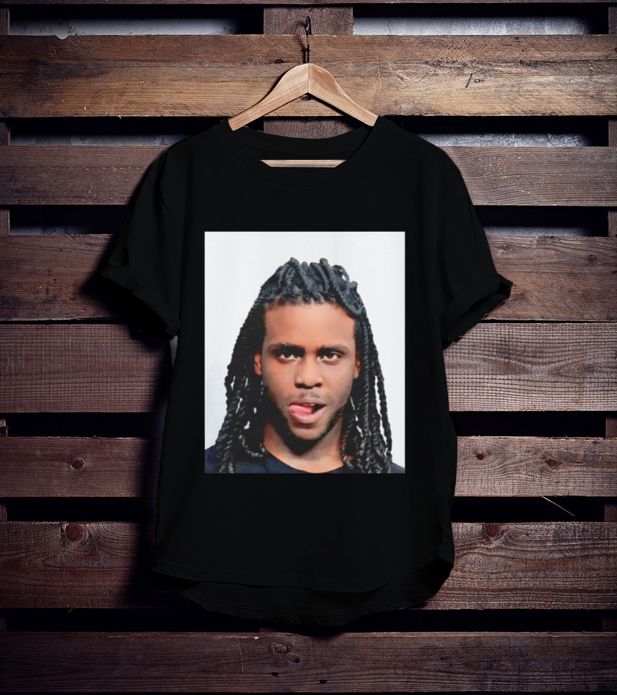 Chief Keef Shot Photo Dreadlocks Tongue Out T-Shirt