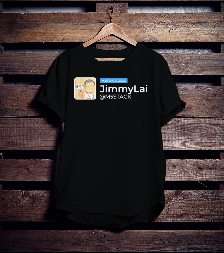 M5STACK 2026 Jimmy Lai M5Stack T-Shirt