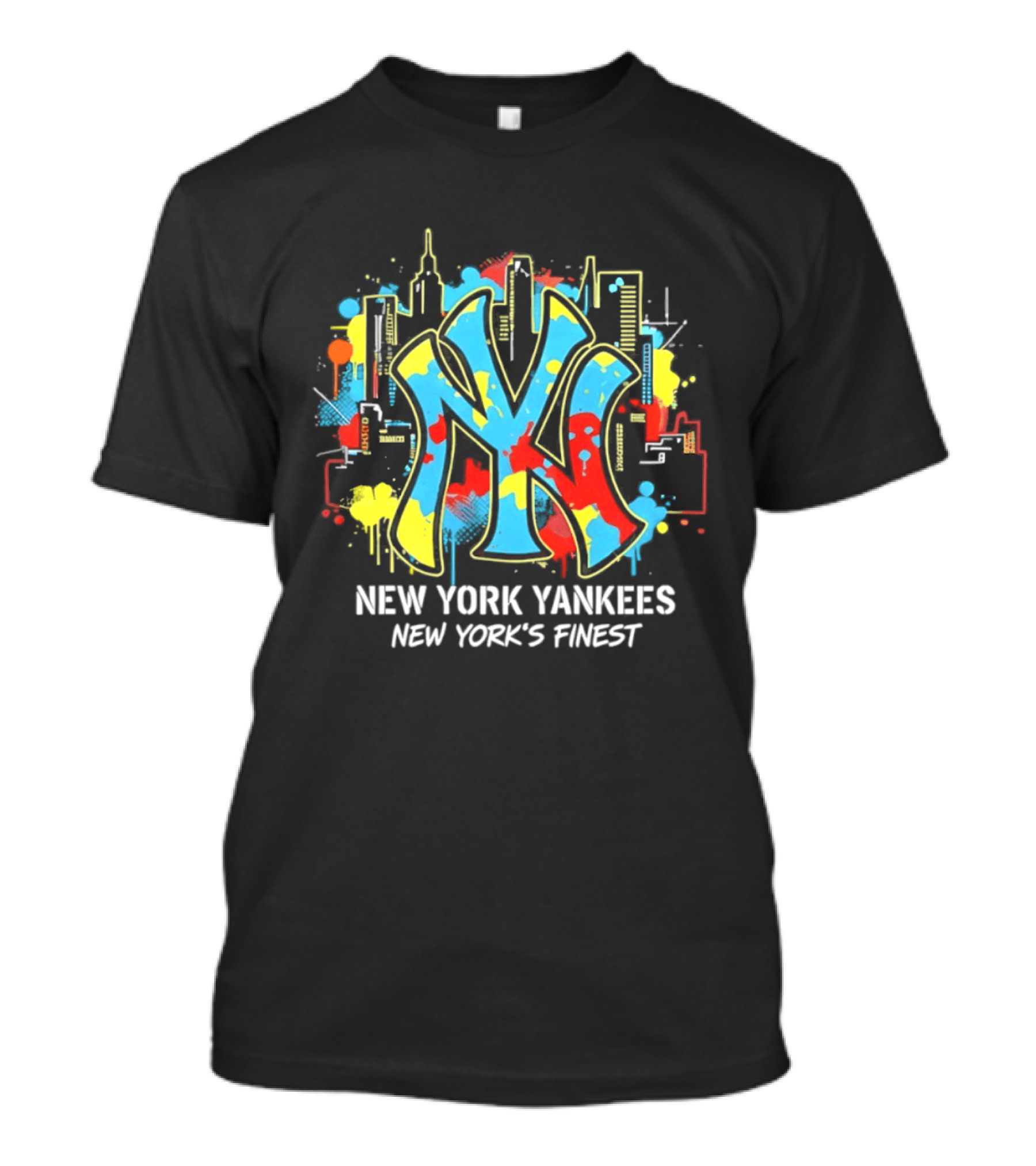 New York Yankees City Skyline New York's Finest T-Shirt