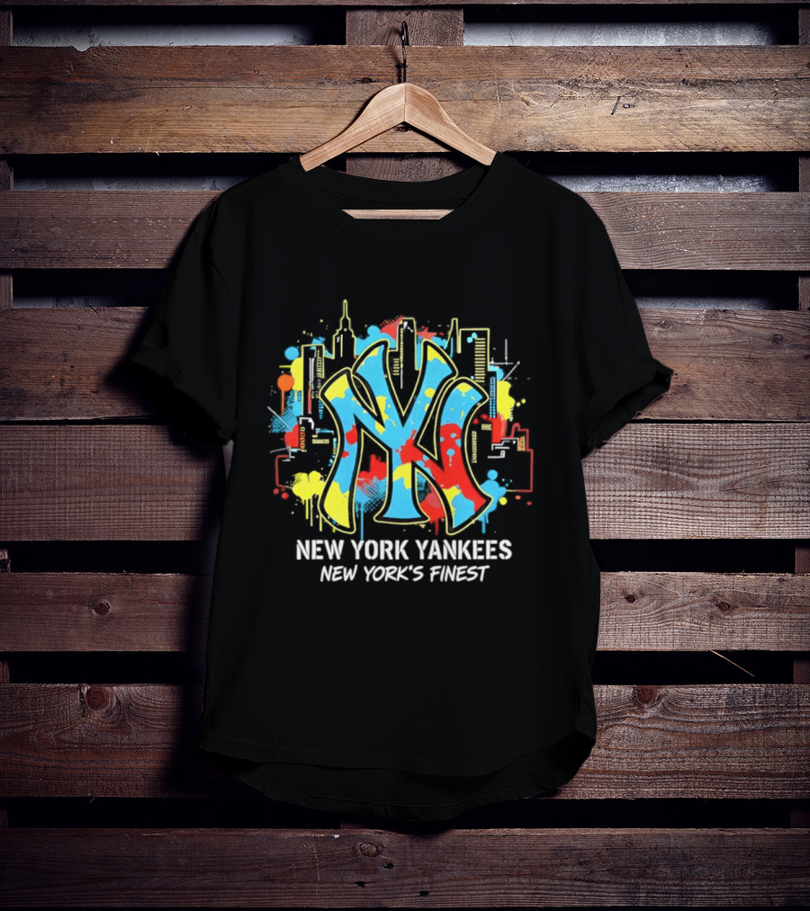 New York Yankees City Skyline New York's Finest T-Shirt
