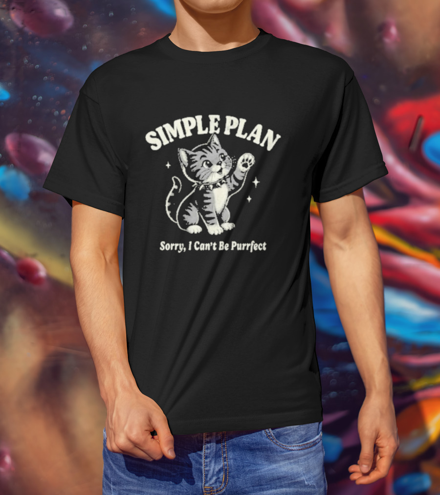 Simple Plan Cat T-Shirt