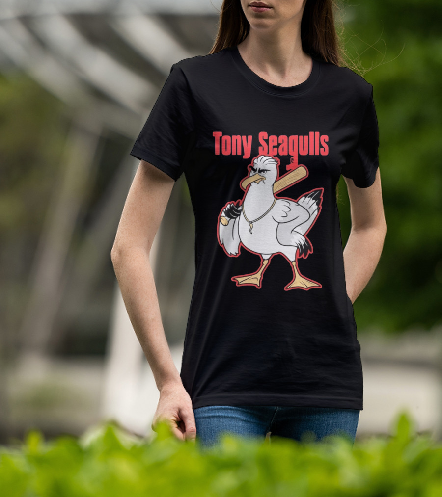 Tony Seagulls Seagull Baseball Bat Boston Red Sox Anthony Seigler T-Shirt
