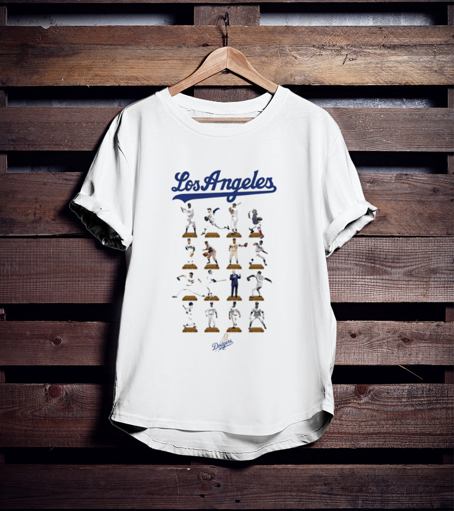 Los Angeles Dodgers Baseball Legends Hall Of Fame Moments T-Shirt