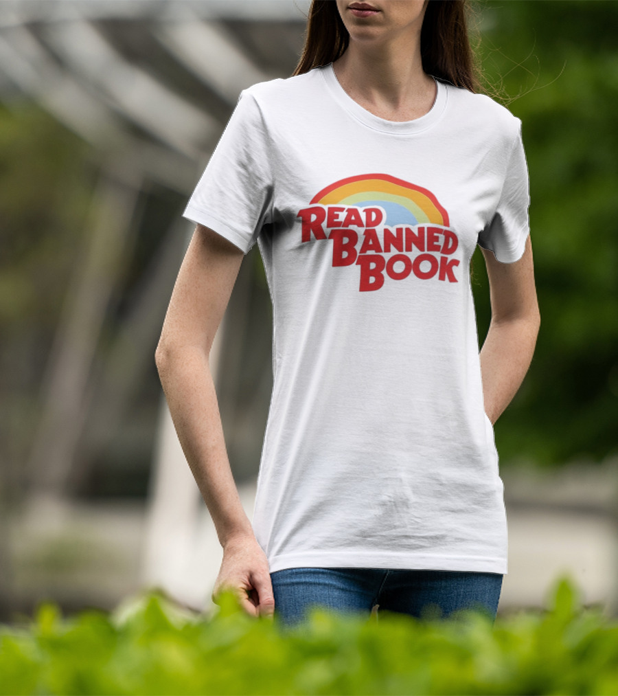 Read Banned Book Rainbow T-Shirt