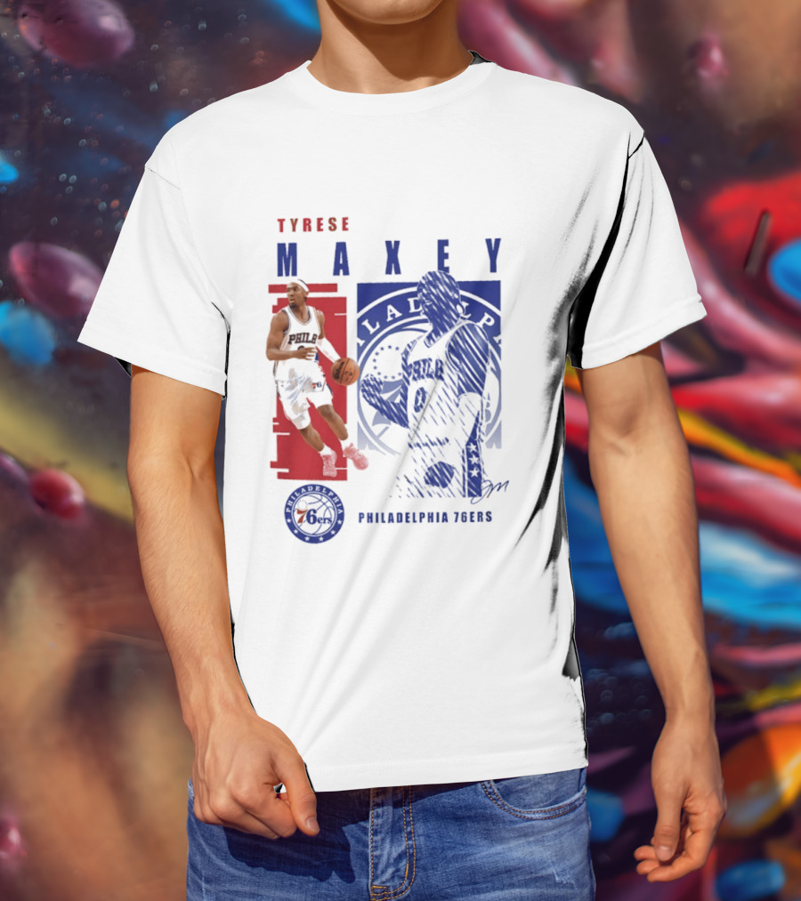 Tyrese Maxey Philadelphia 76ers NBA Highlights 2026 T-Shirt