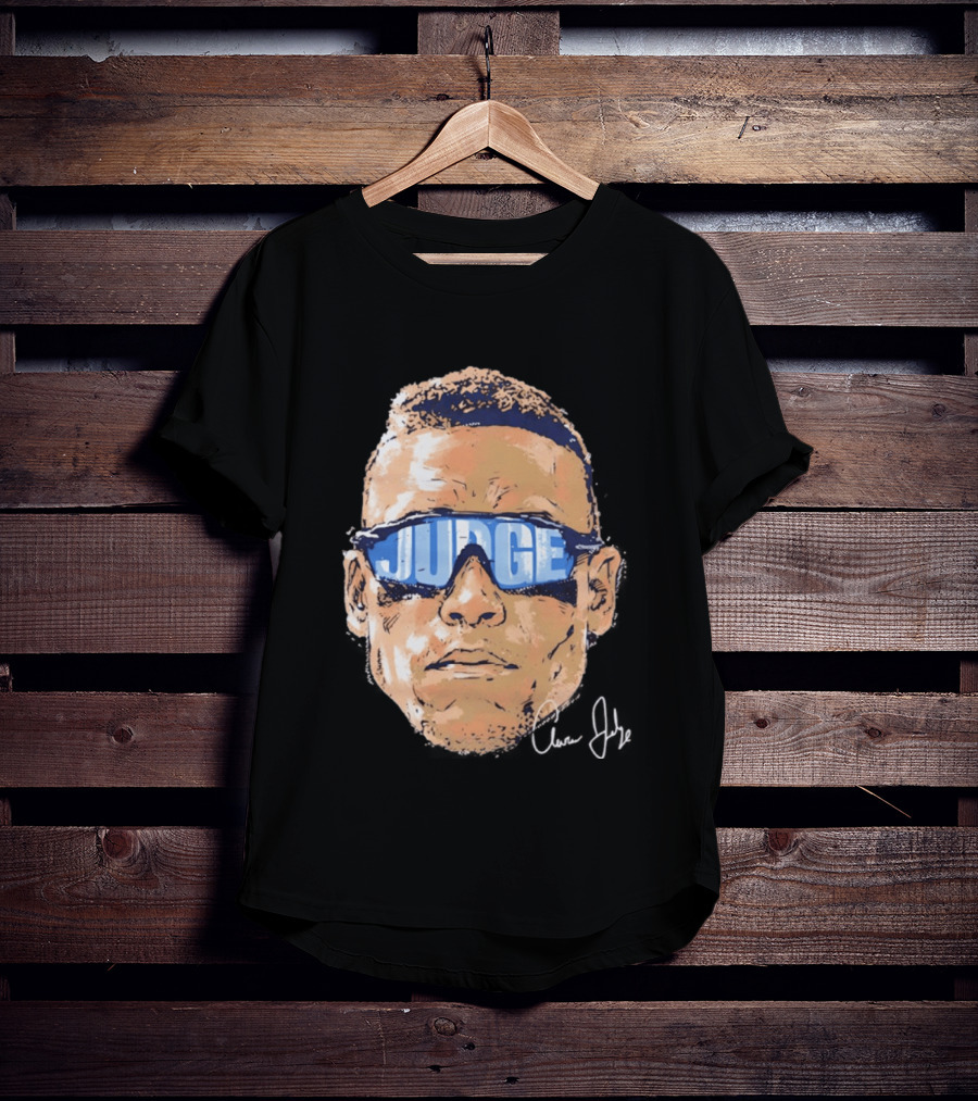 Aaron Judge New York Yankees Iconic Swag Judge Sunglasses T-Shirt