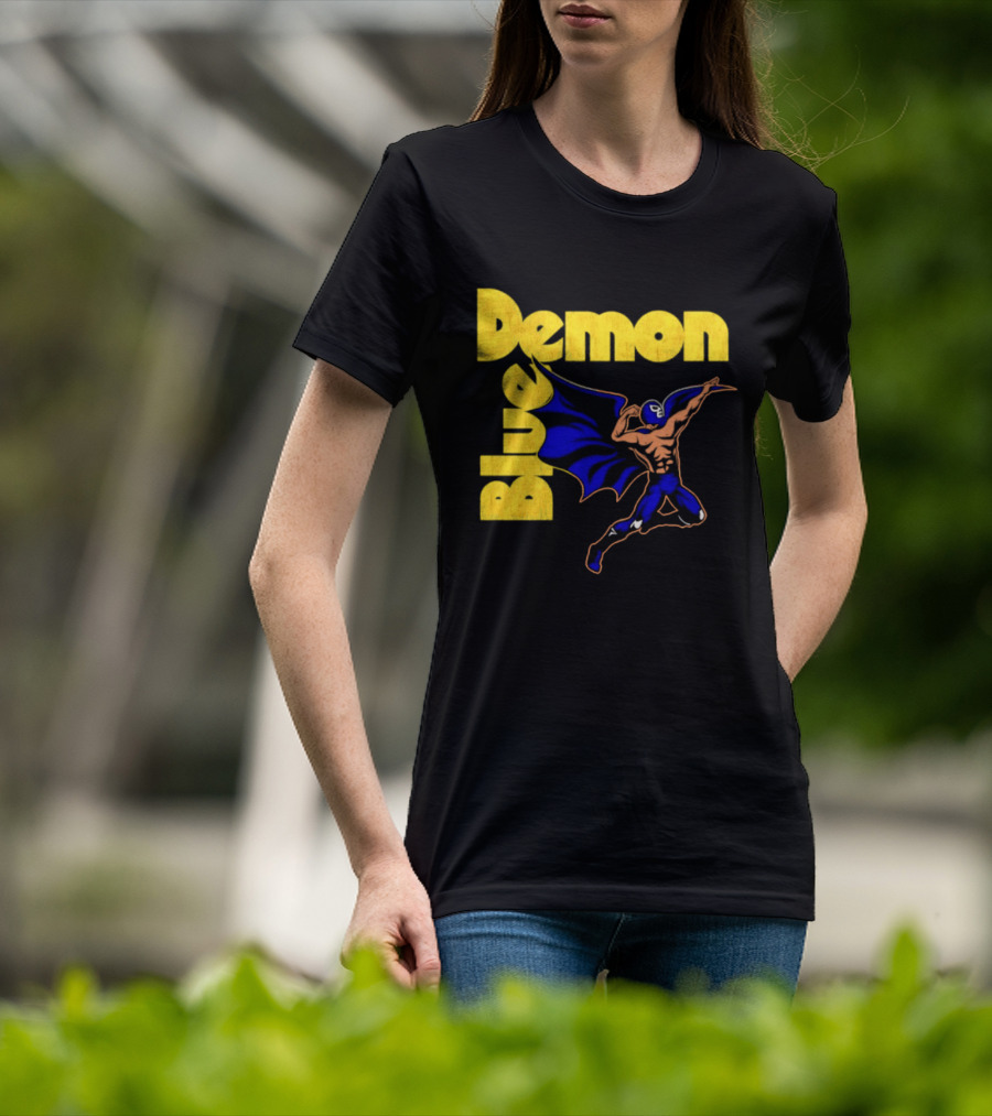 Alejandro Munoz Moreno Blue Demon Mexico Wrestling Iconic Luchador T-Shirt